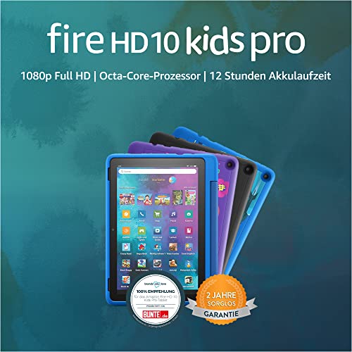 Fire HD 10 Kids Pro-Tablet | Ab dem Grundschulalter | 25,6 cm (10,1 Zoll) großer Full-HD-Bildschirm (1080p), 32 GB, kindgerechte Hülle in Schwarz - 7
