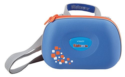 Vtech Kidizoom Duo 5.0 Digitale Kamera für Kinder, 5 MP, Farbdisplay, 2 Objektive, Pink Englische Version blau & Vtech 80-201803 - Kidizoom Tragetasche - 6