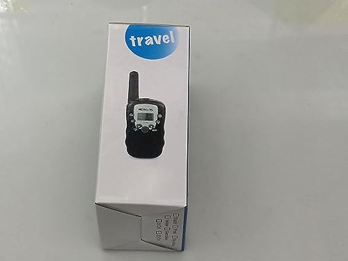 Retevis RT388 Walkie Talkie für Kinder PMR446 8 Kanäle Kinder Funkgeräte mit LC-Display VOX Taschenlampe Spielzeug Geschenke für Kinder Walkie Talkies Set Kinder(1 Paar, Dunkelblau) - 13