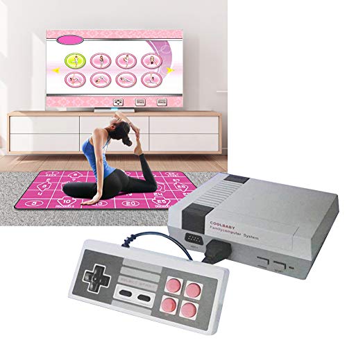 Rann.Bao TV Spielekonsolen für Kinder Erwachsene, NES Mini-Spielekonsole Retro Spielekonsole Eingebaute 620 Klassische Videospiele Spielebox TV Output mit Zwei Joystick Controller - 6