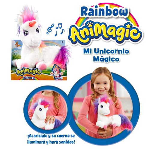 Animagic 31224.43 – Rainbow, mein Einhorn mit Lichteffekten, Elektronisches Haustier - 7
