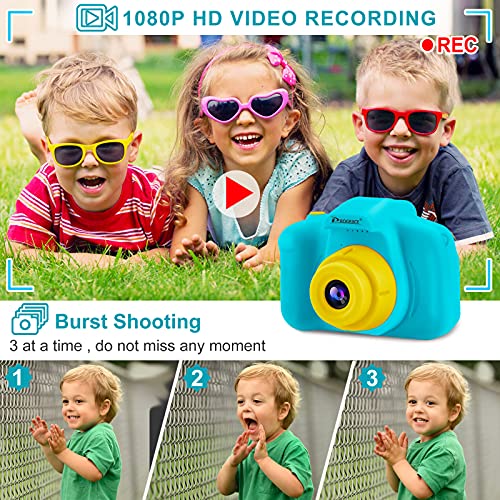 PROGRACE Kids Camera Kinder Kamera (Blau Winzig Kamera(Keine Sd-Karte)) - 4