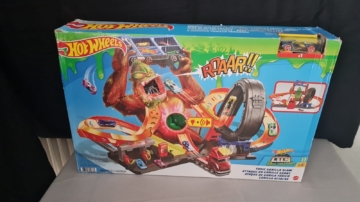 Hot Wheels Autorennbahn City Slam Gorilla, mit Geräuschen von Mattel GTT94