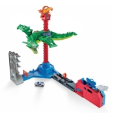 Hot Wheels Drachen Luftangriff Track-Set inkl. 1 Spielzeugauto, Autorennbahn