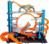 Hot Wheels Ultimate XXL Parkgarage mit Autorennbahn, Looping Tracks, Auto Spielz