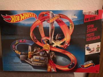 Seltene Hot wheels SPIN STORM NEU  Mattel CDL45 Ohne Batterien Rennbahn